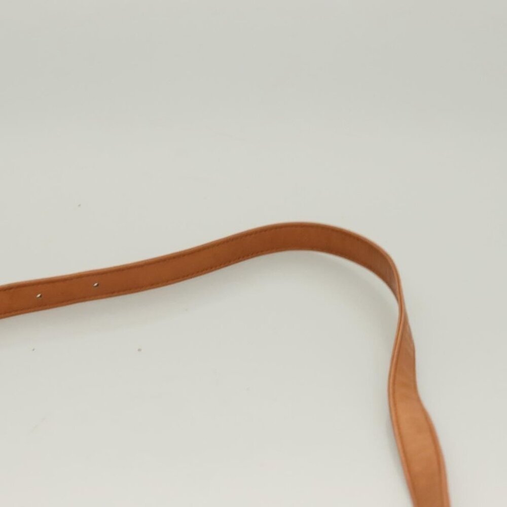 Authentic SAINT LAURENT Shoulder Bag PVC Leather Brown - Picture 15 of 16